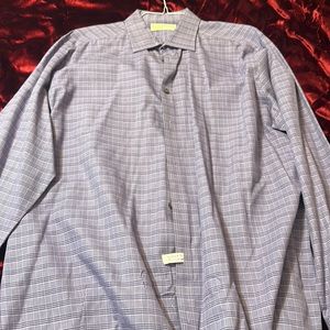 Freshly cleaned Michael Kora dress shirt white size 18x36-37